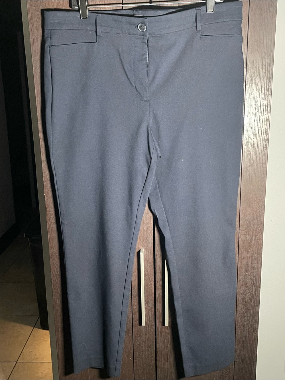 LOFT‎ Navy Straight-Leg Pants